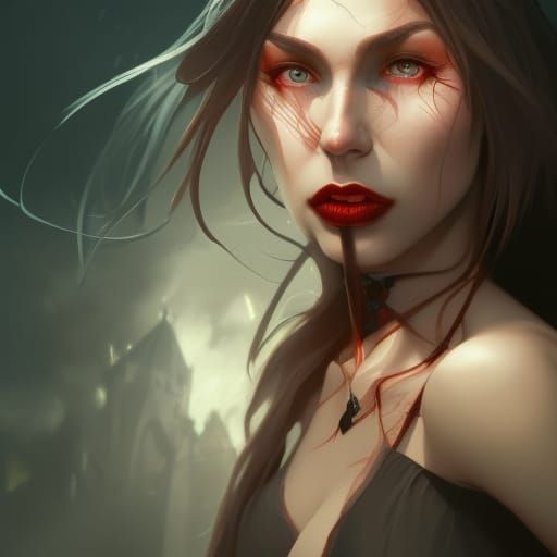 vampire burning - AI Generated Artwork - NightCafe Creator