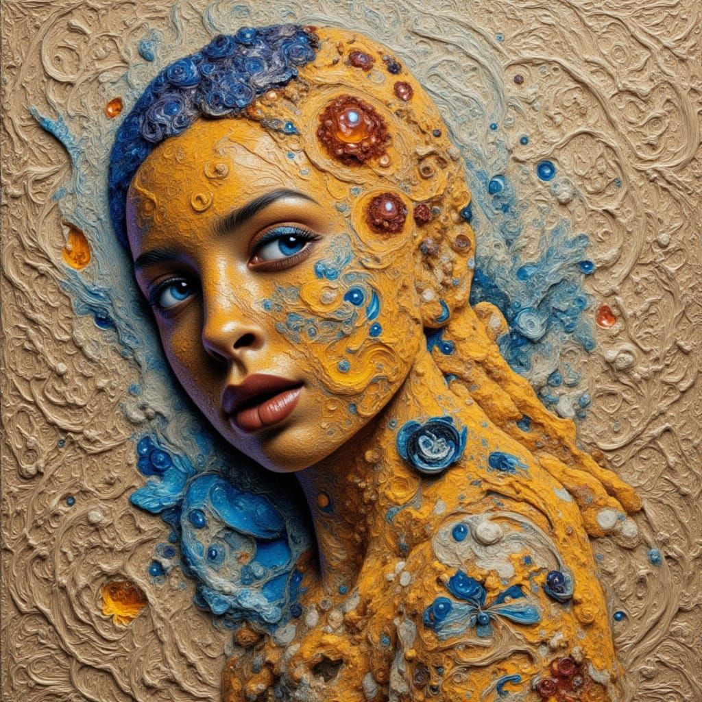 Impasto, Palette Knife, Thick Texture <lora:Non-Euclidian:1.0> 