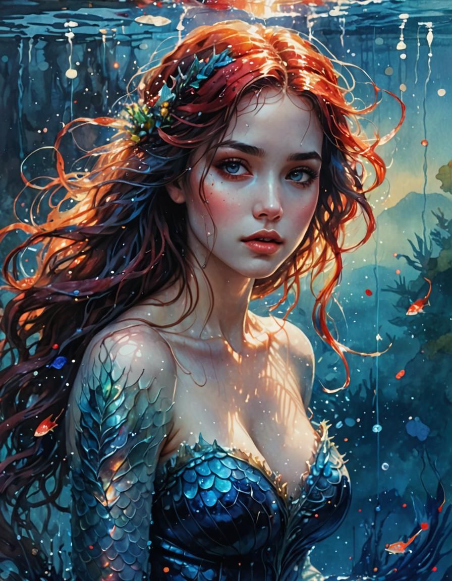 The Mermaid  by @Thoragh