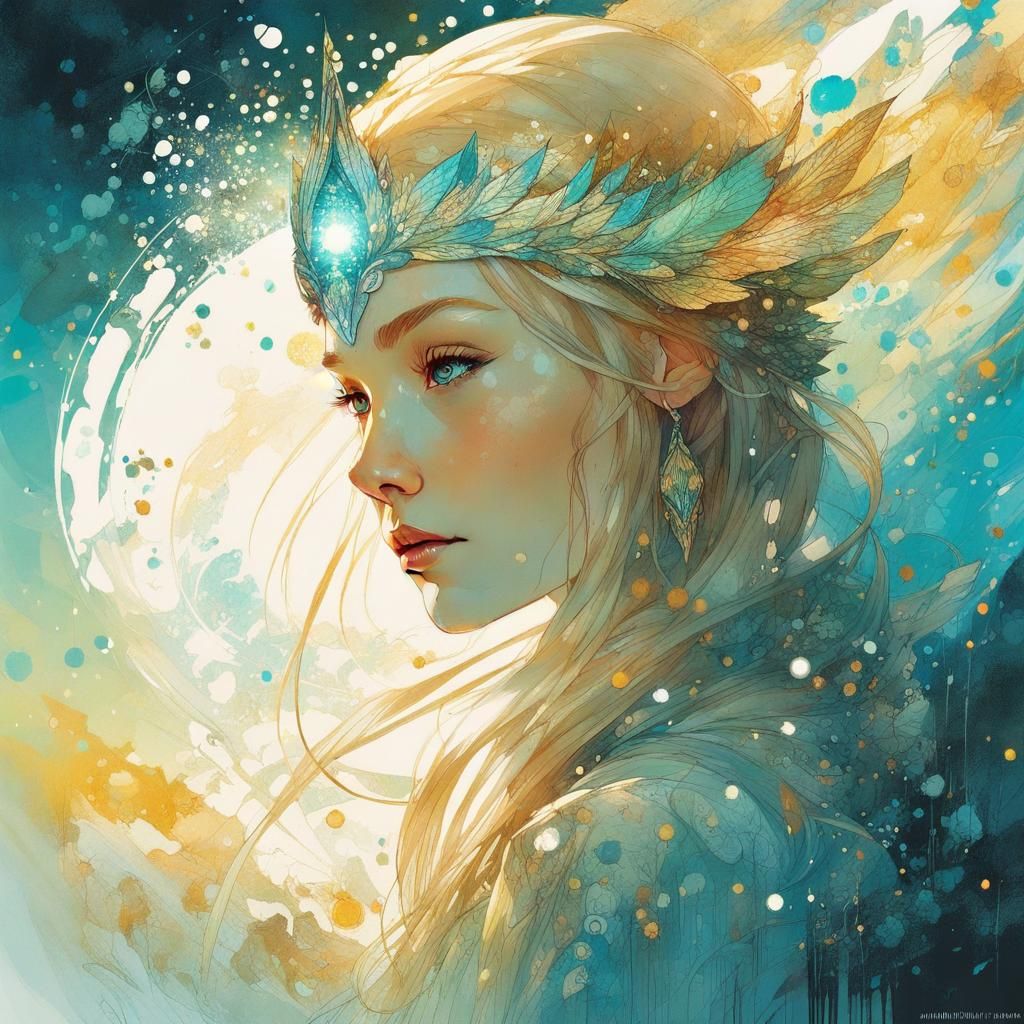 Fantasy portrait 4t - AI Generated Artwork - NightCafe Creator