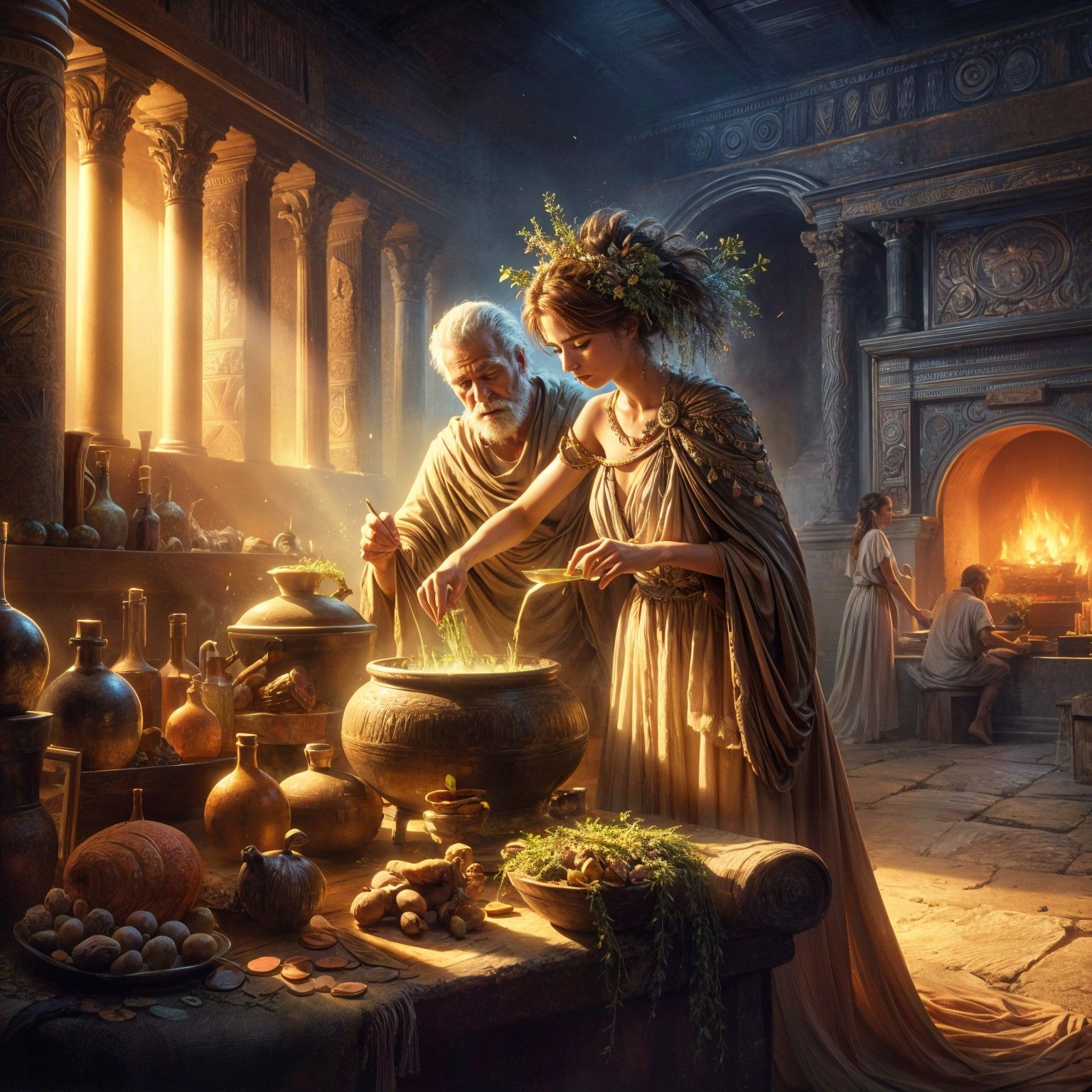 So, now just stear the herbs well