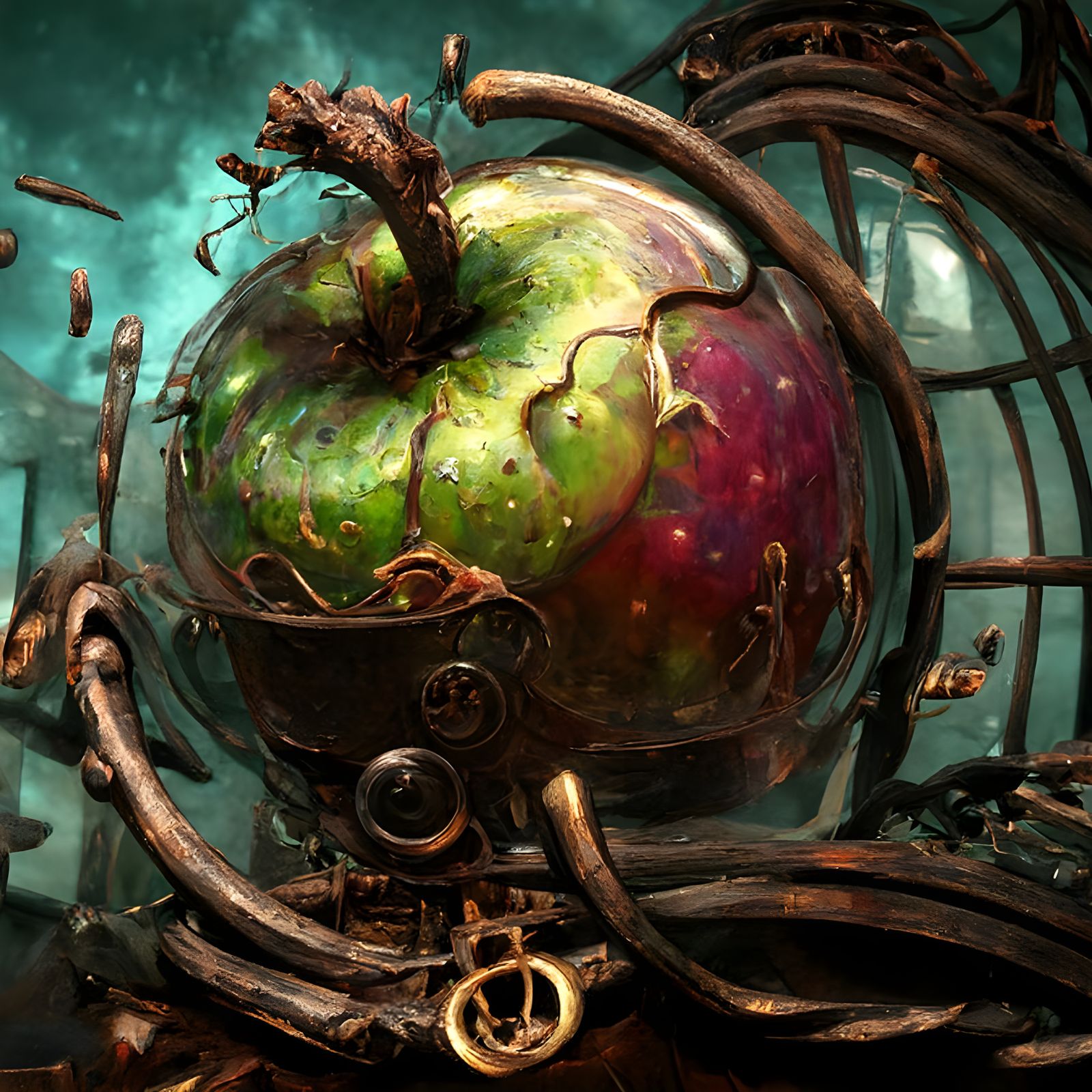 The Infamous Poison Apple Generator: Snow White's greatest nightmare comes to life.  by @nana