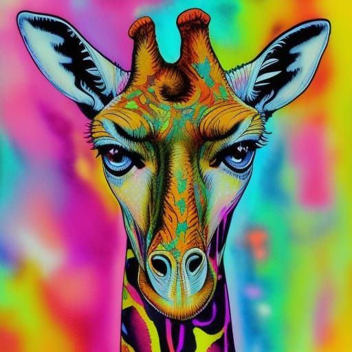 Giraffe - AI Generated Artwork - NightCafe Creator