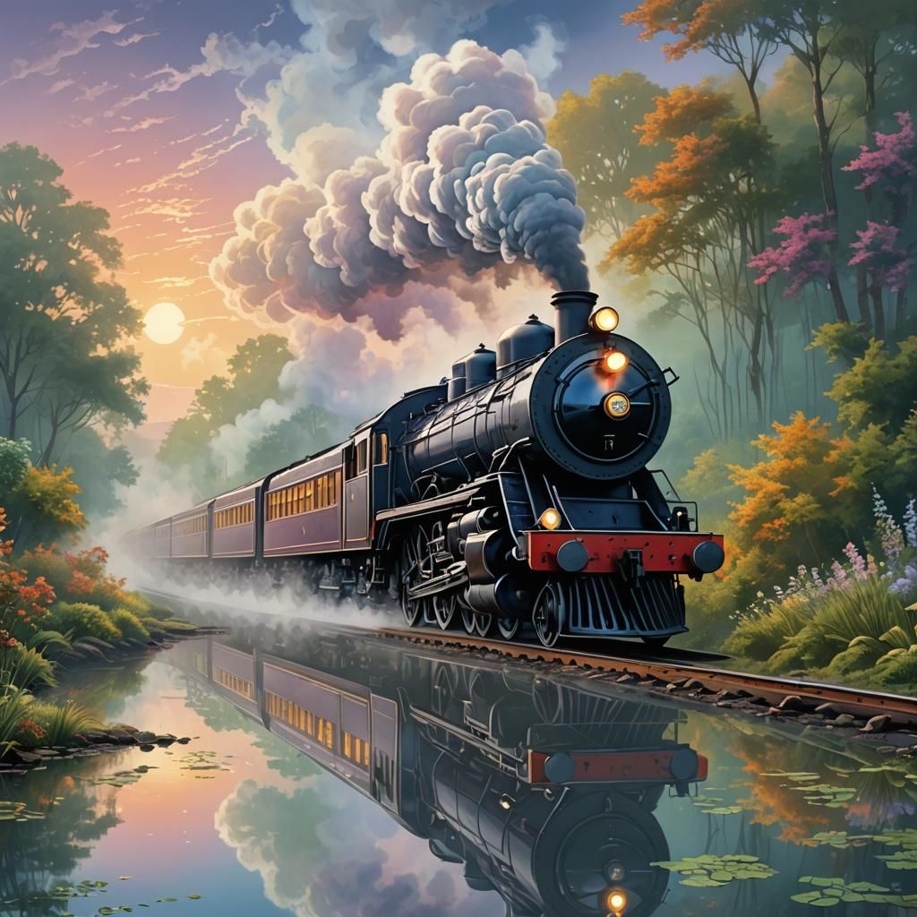 Steam Train  by @St_Moses