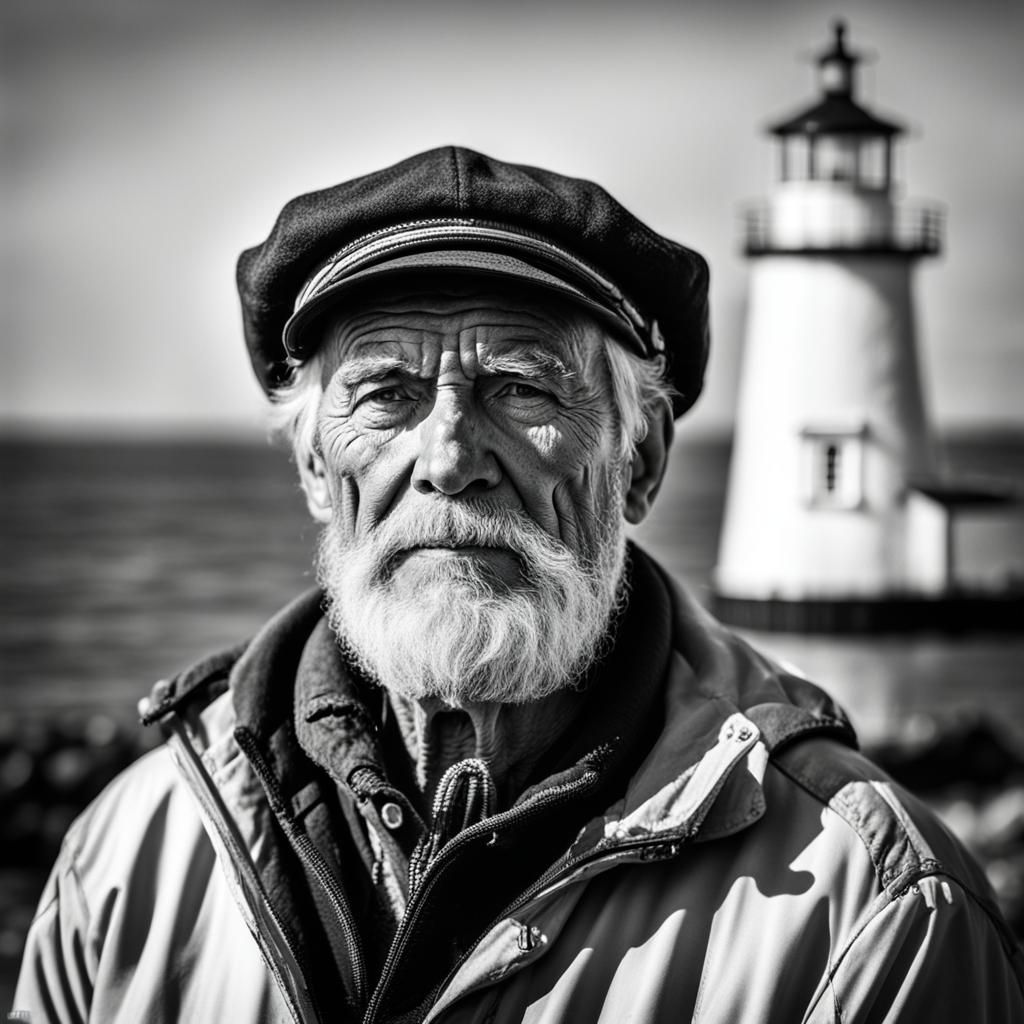 Old Sea Captain   by @MidnightArtCafe