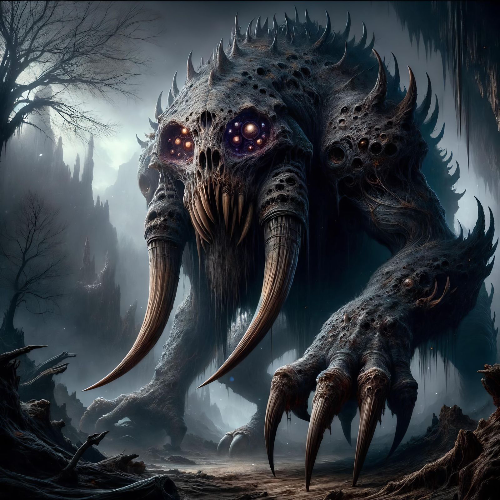 DND Series : Nightmare Beast (Monster) - AI Generated Artwork ...