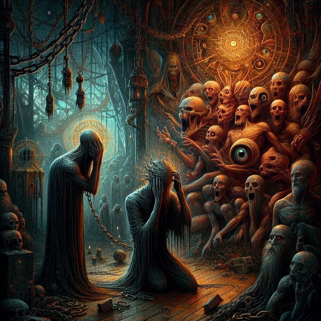 To unmask the icon, to break the seal, Is to face a truth too stark, too real. For behind the image, nothing remains— On...