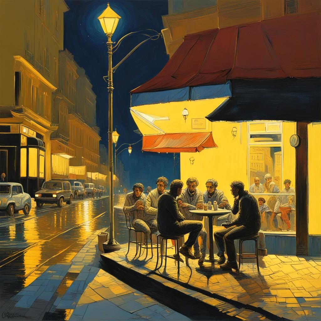 Night Cafe Reimagined