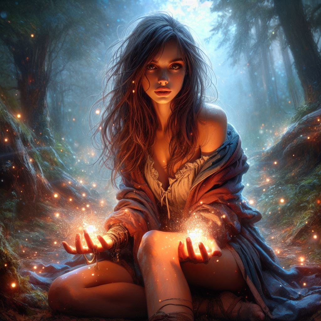 D3 Golden Glow in Hands