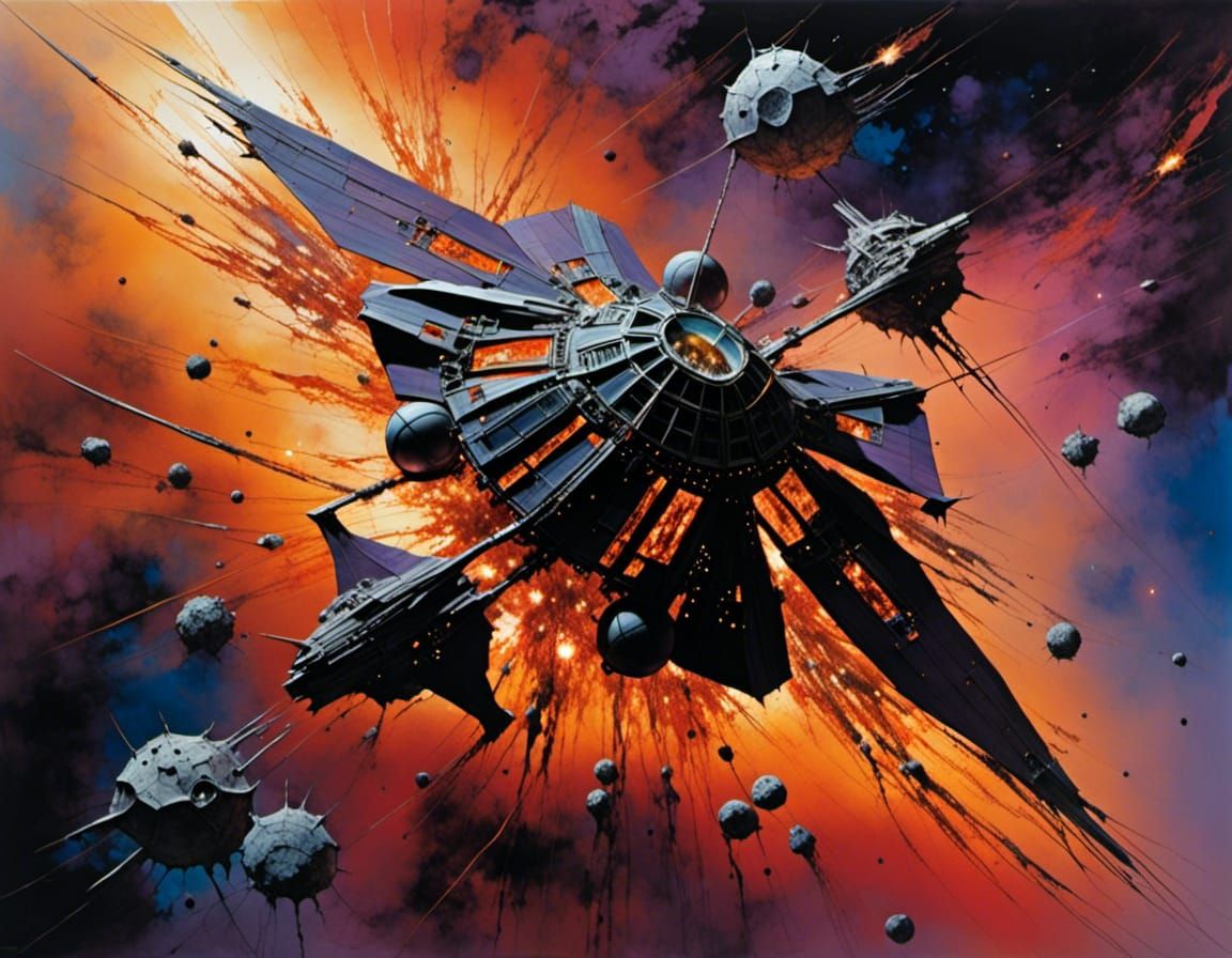 Attack ships on fire off the shoulder of Orion!