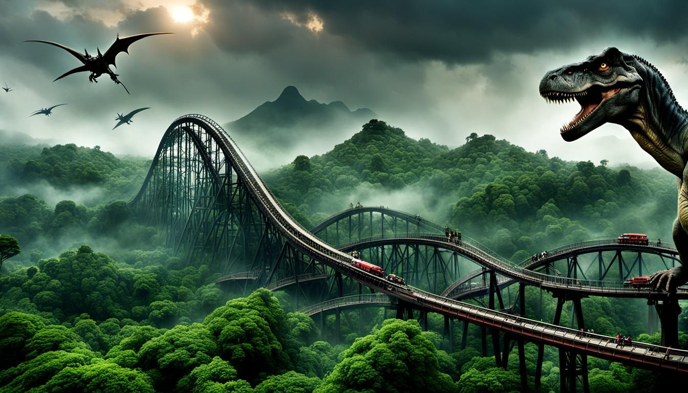 Extreme Jurassic Theme Park  by @Eee17