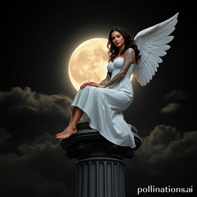 Angel on the Pillar of the universe