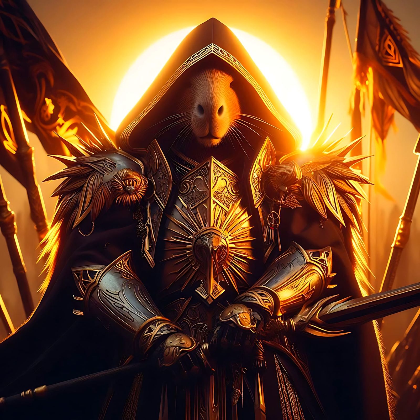 Сapybara, the leader of the gothic knights (Uploaded)