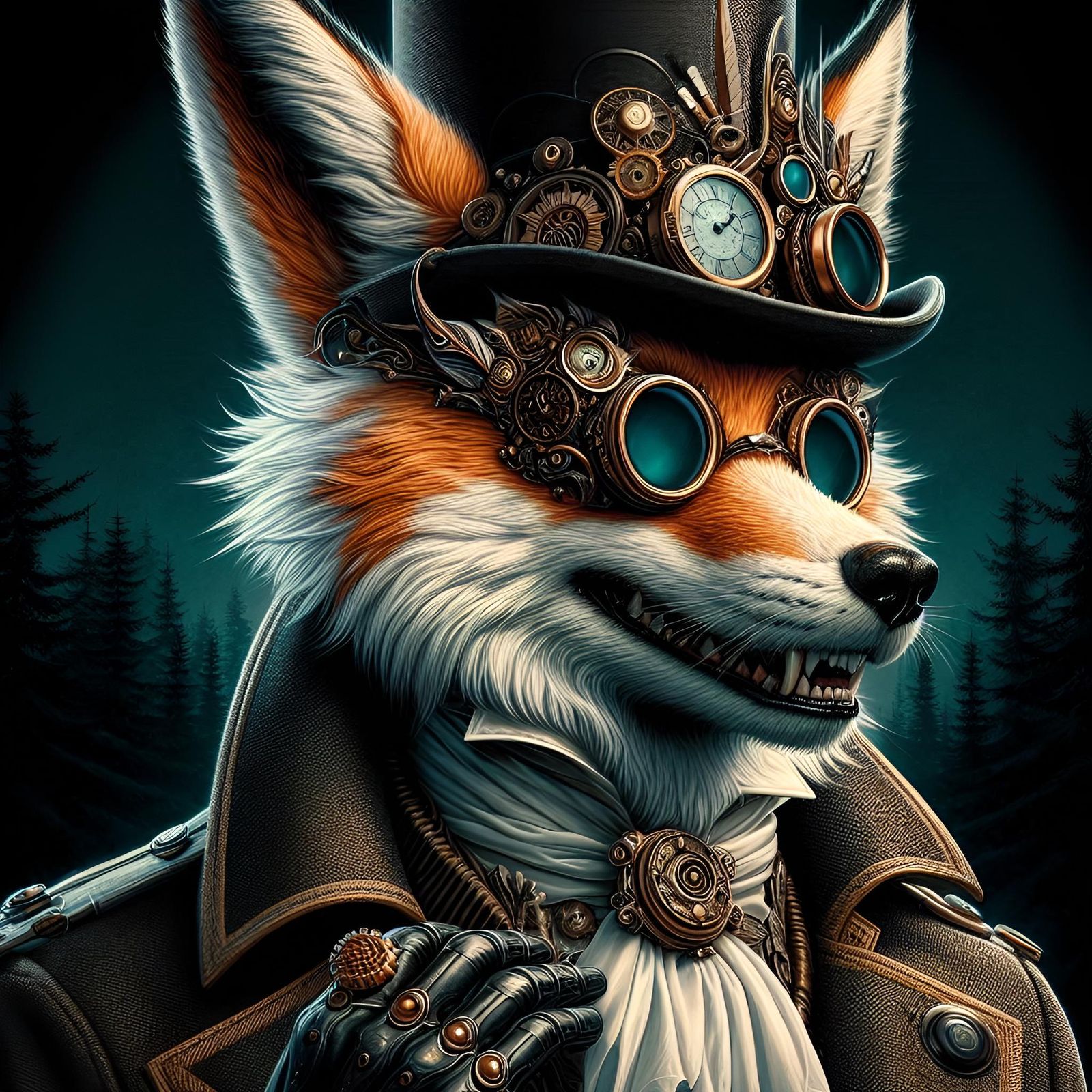 fox steampunk