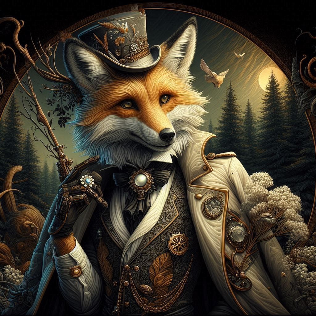 fox steampunk - AI Generated Artwork - NightCafe Creator