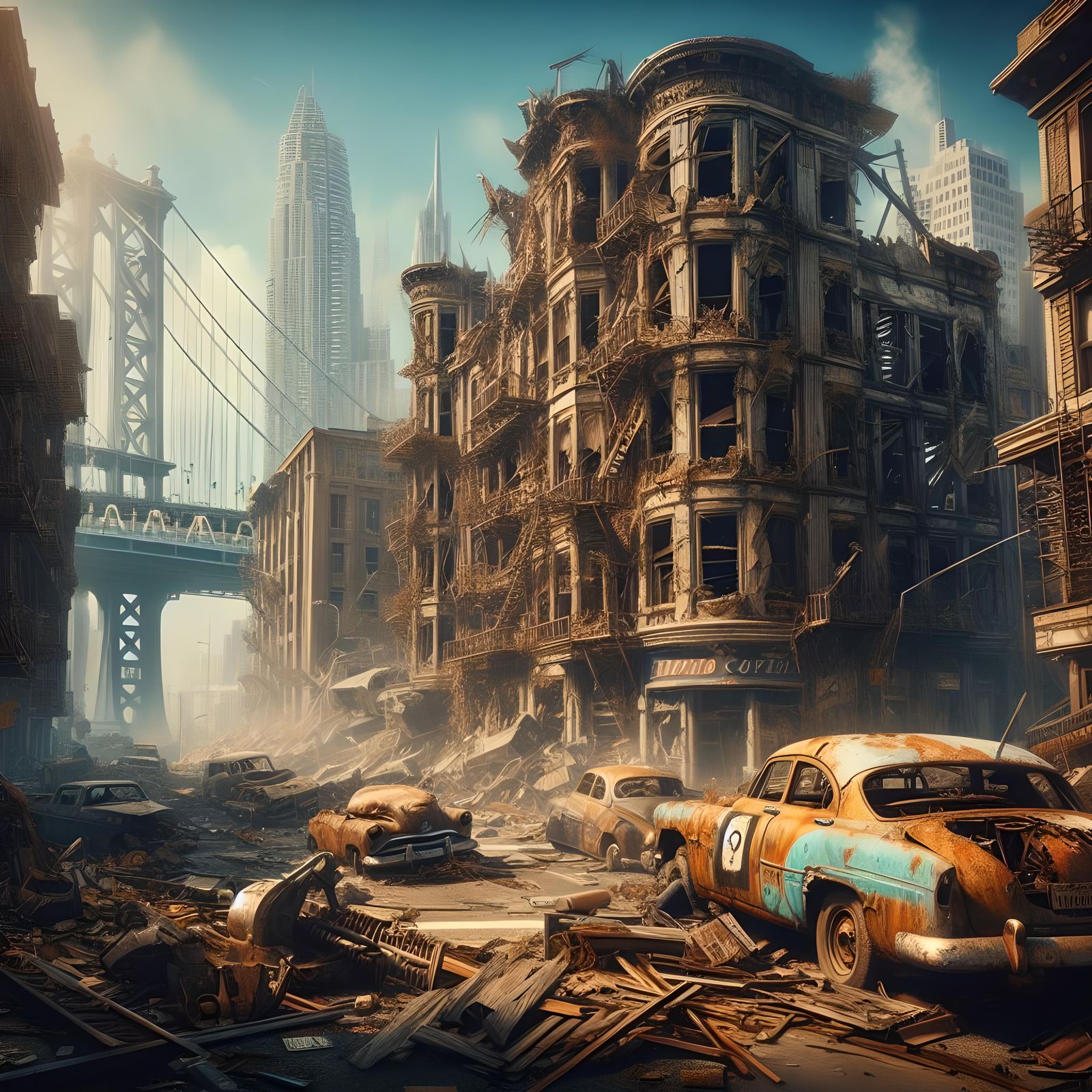Post apocalyptic San Francisco