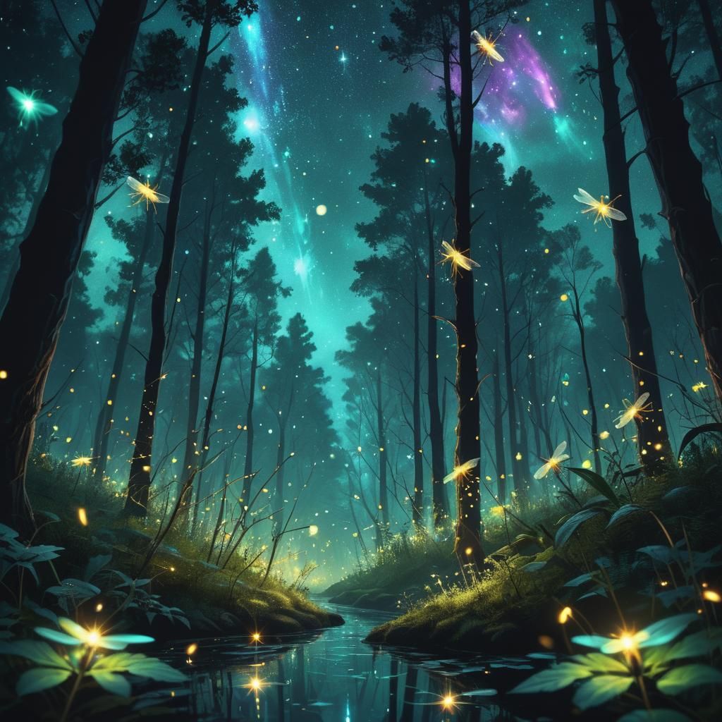 Nature's night light
