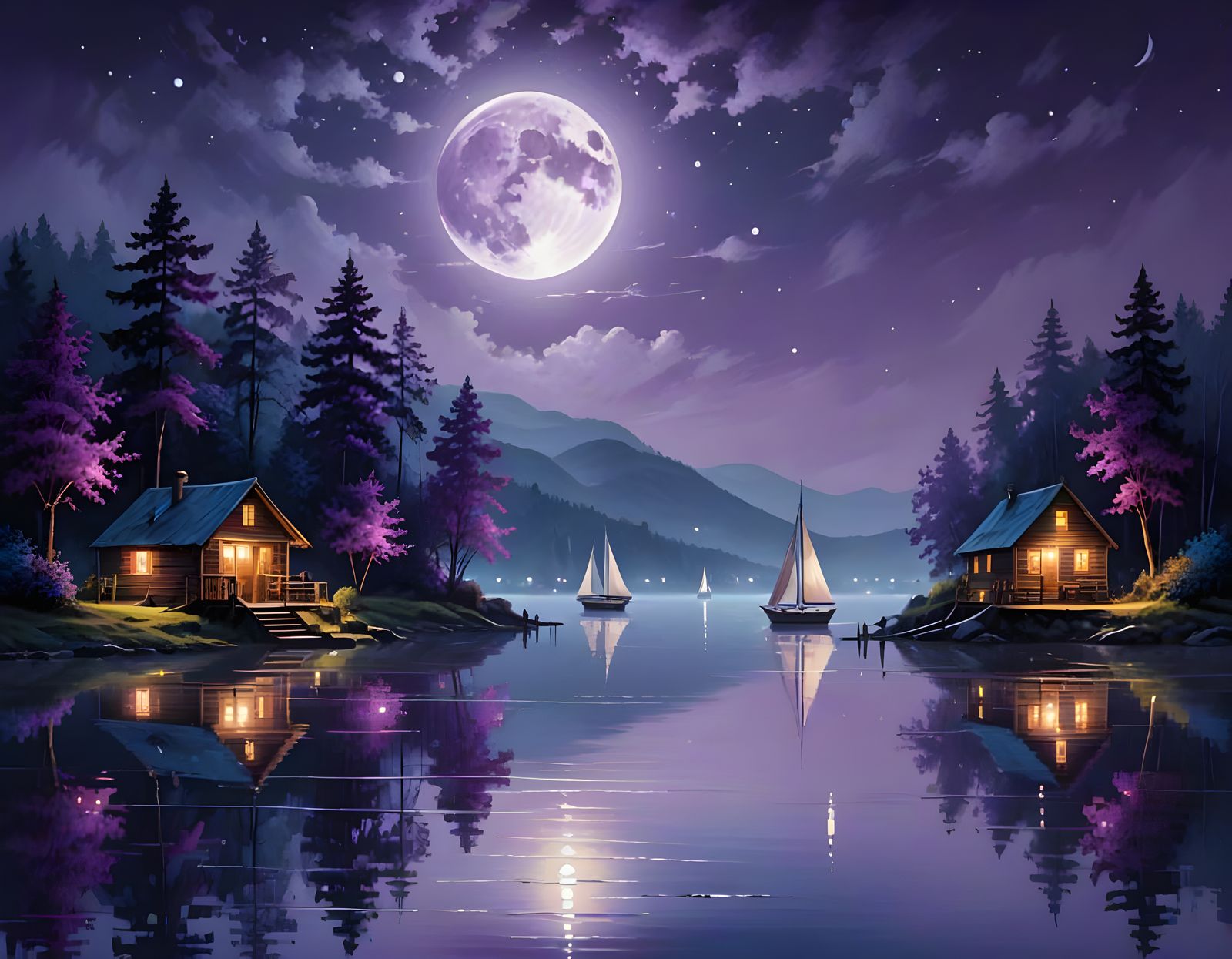 Moonlight Bay  by @Alicia Hopkins