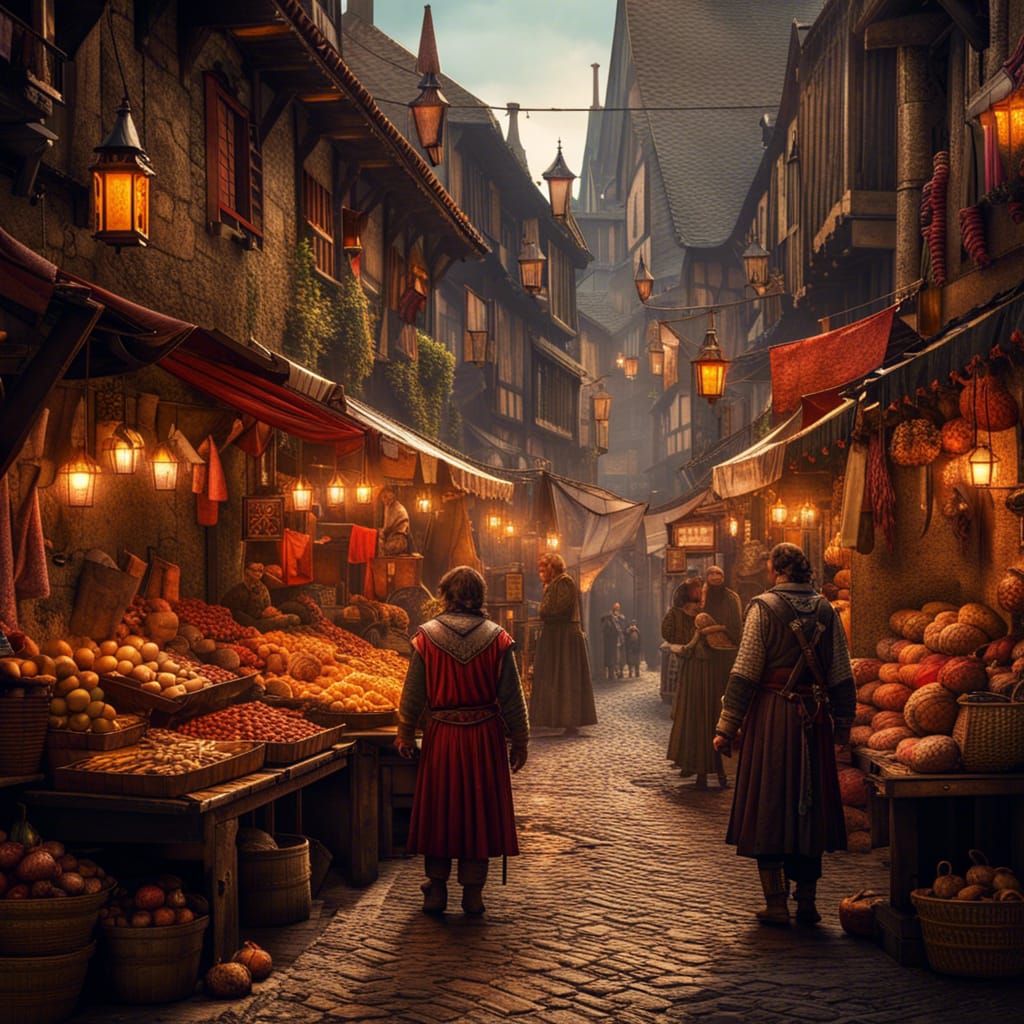 Medieval Markets. false