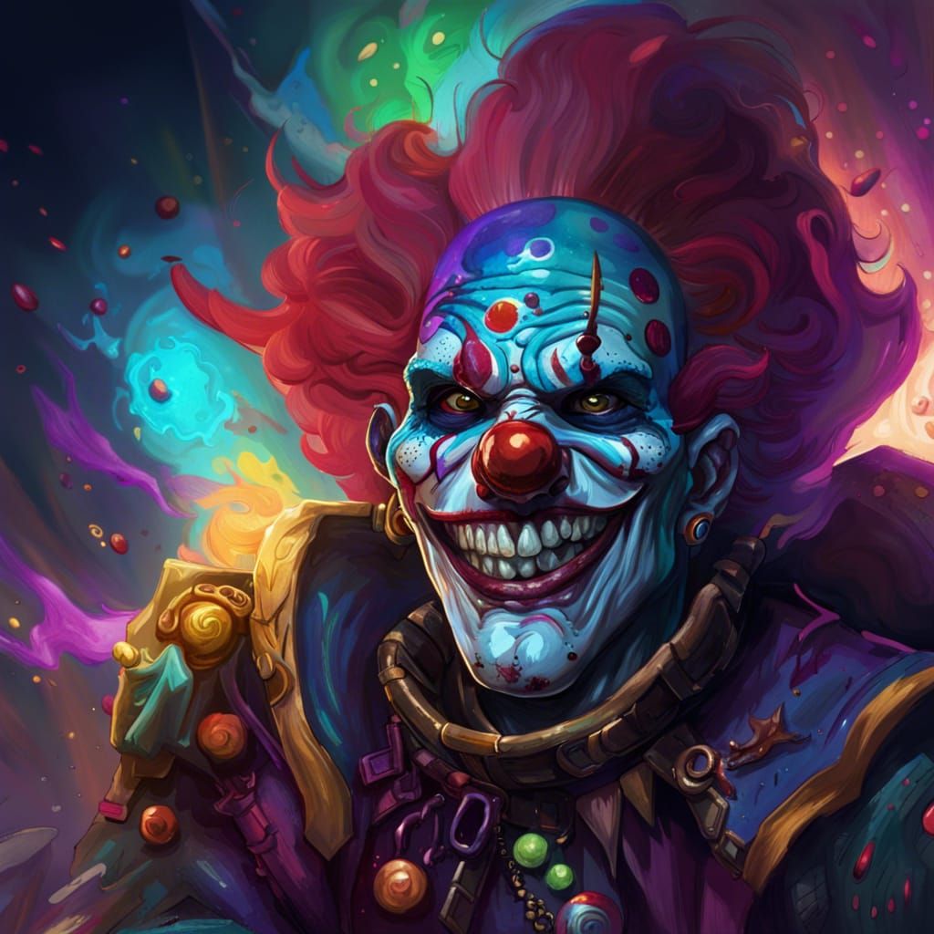 Dungeons and Dragons, Space Clown, lich, scary, art the clow...