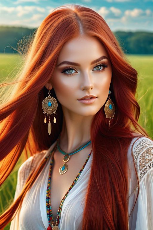 Fiery Red Tresses