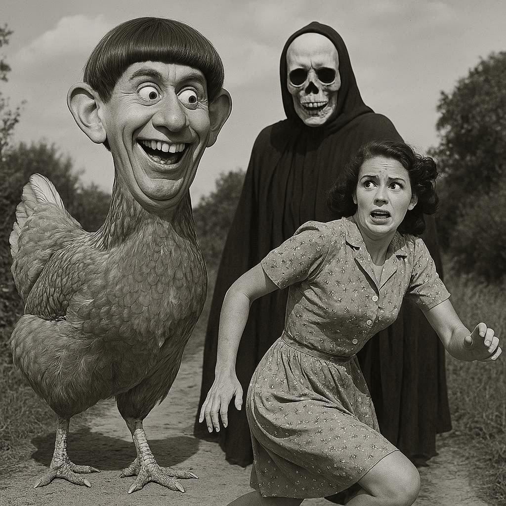 They like to scare her sometimes