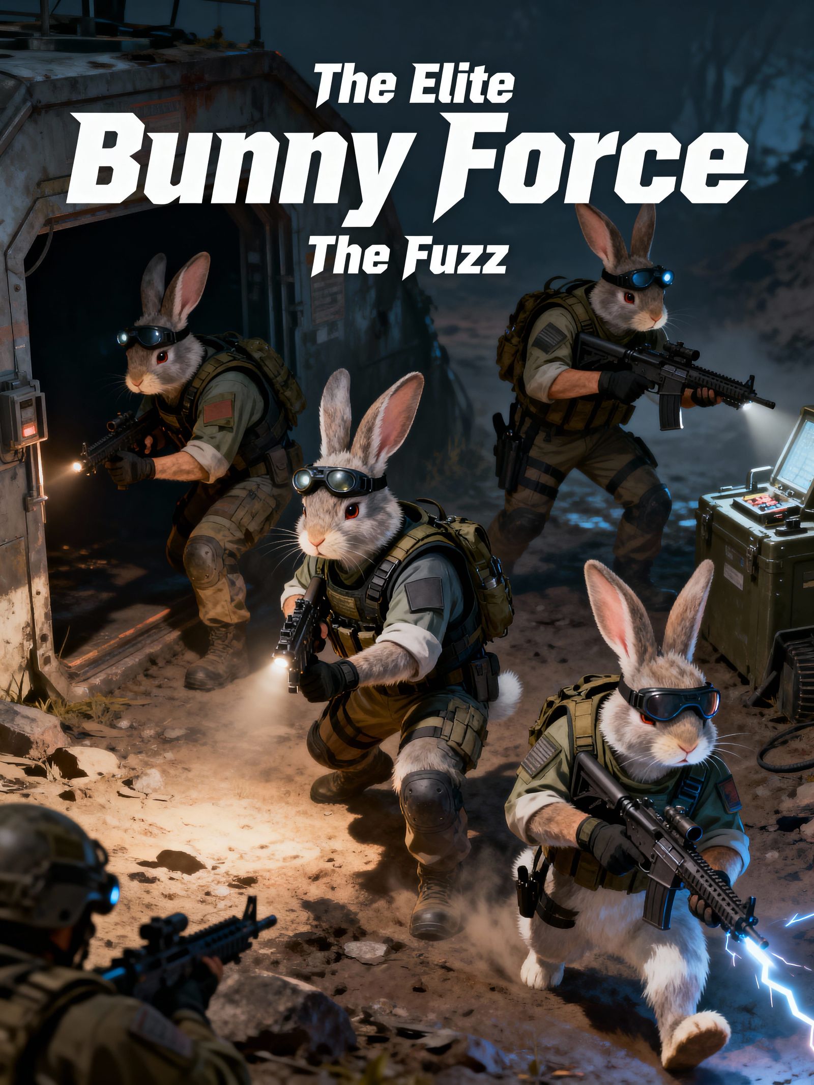 The Elite Bunny Force—known in whispers as *The Fuzz*  by @harzilla