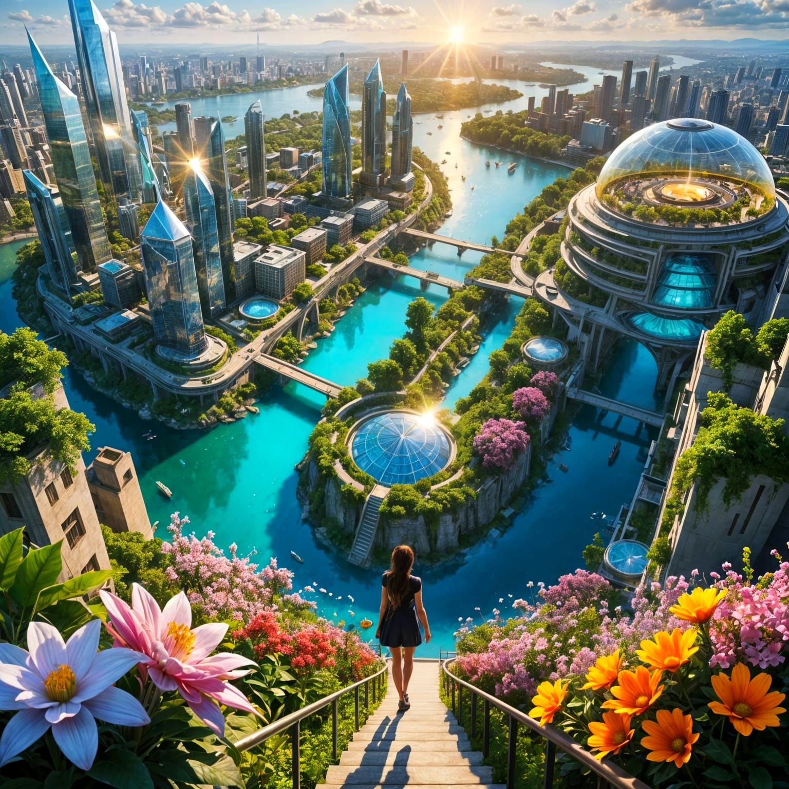 Green Utopia  by @Ria Hagane