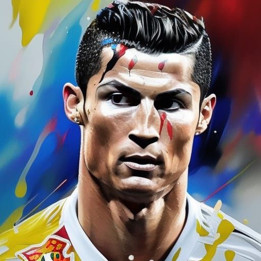 CR7 - AI Generated Artwork - NightCafe Creator