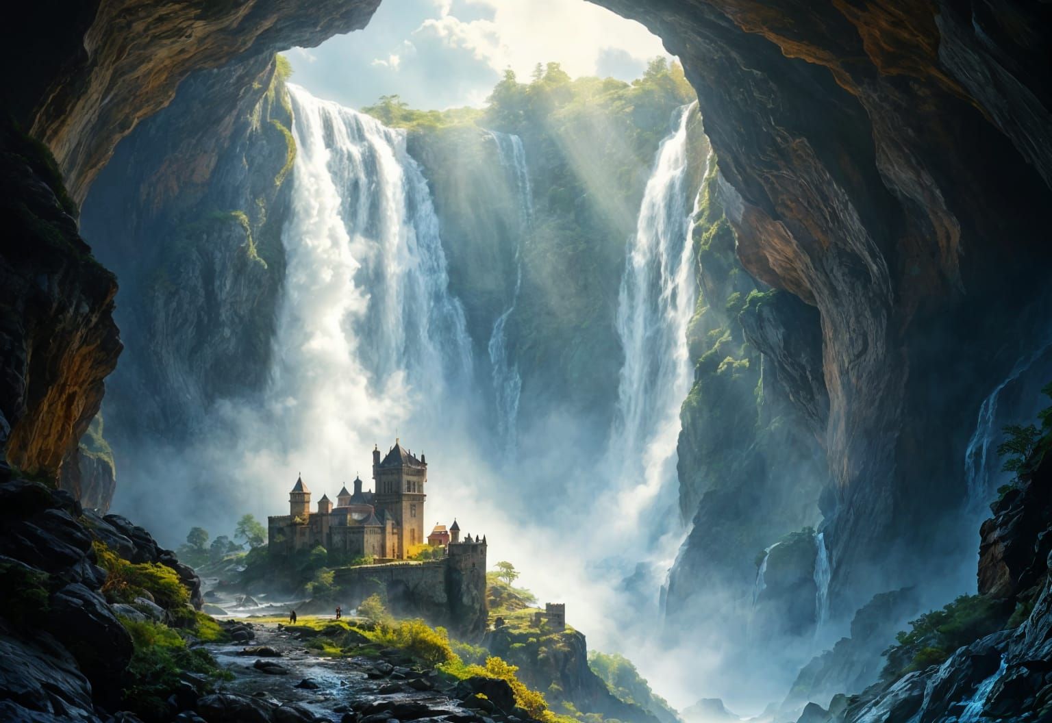 Secret Castle  by @Bunny77