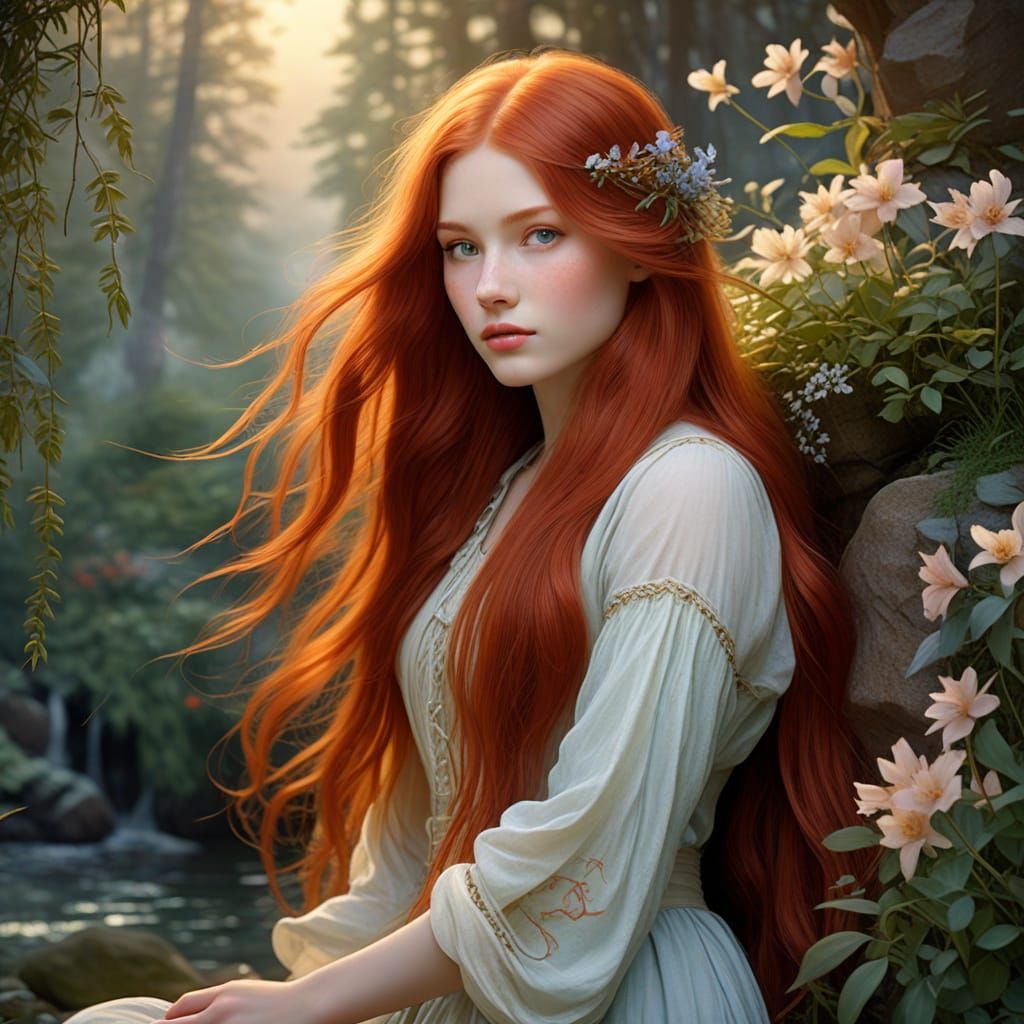 Red Hair Beauty  by @RJself