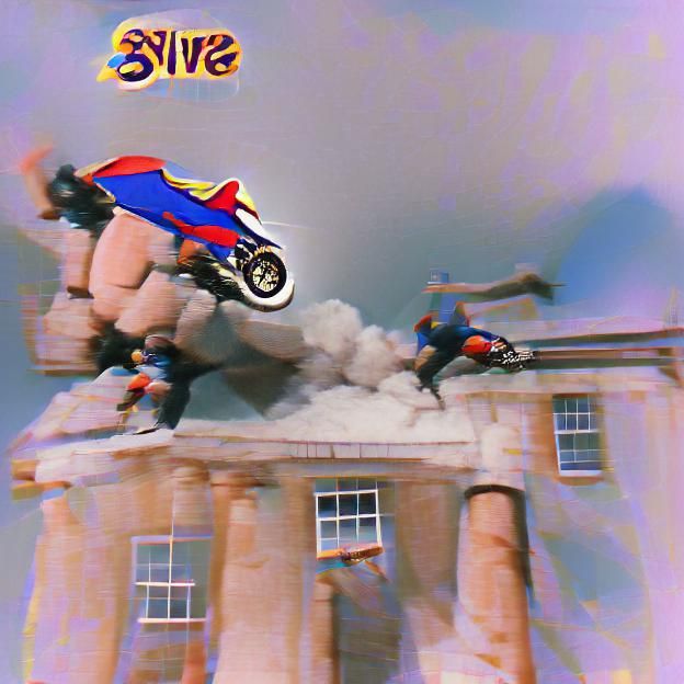 Stunts like Super Dave