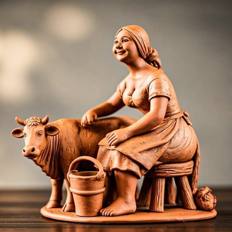 Milk Maid of Clay  by @Unwinding