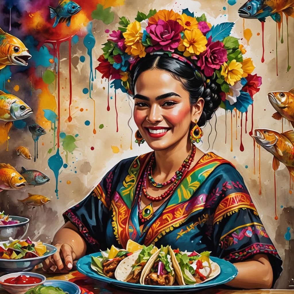 Fish Tacos - AI Generated Artwork - NightCafe Creator