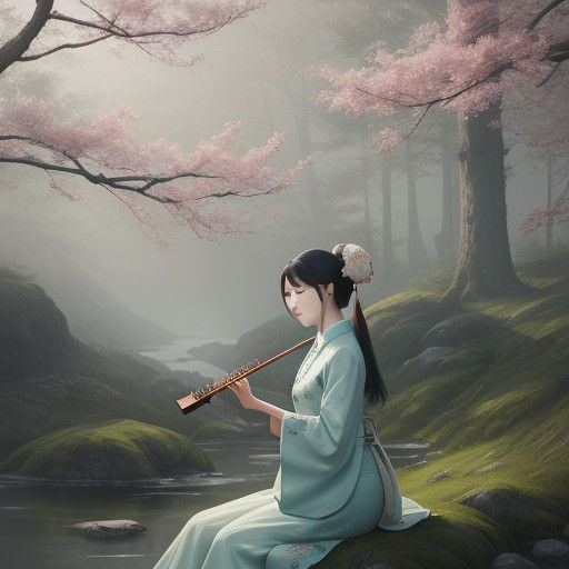 Chinese Actor Feng Hongyuan in Elegant Portrait