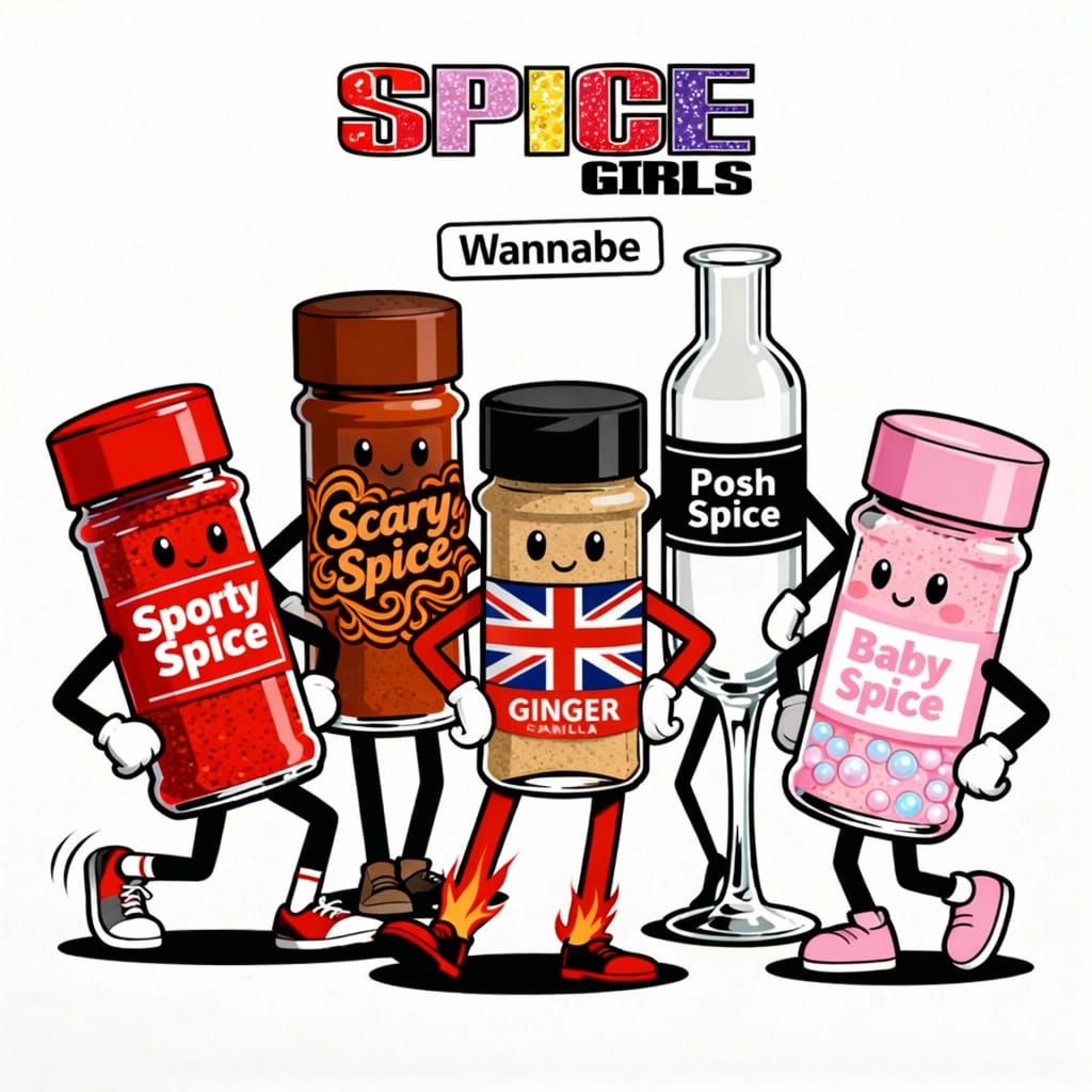 Spice girls Wannabe 1996 a hit with my little girls back then ๐๐