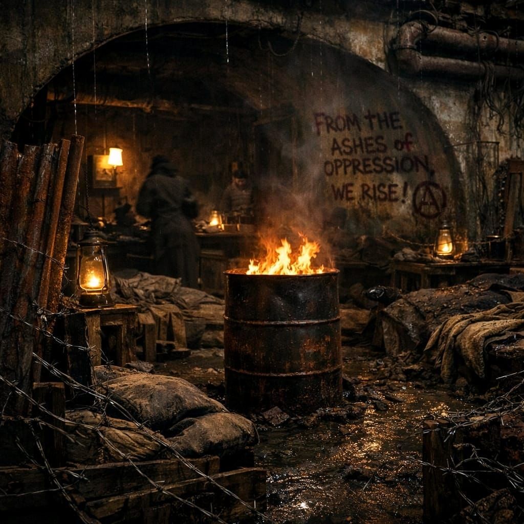 ˗ˏˋ Core Aesthetics #06: Undergroundcore ˎˊ˗
"From the ashes of oppression, we rise!"  by @Babushkats