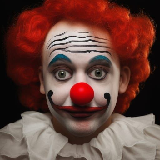 Clown - AI Generated Artwork - NightCafe Creator