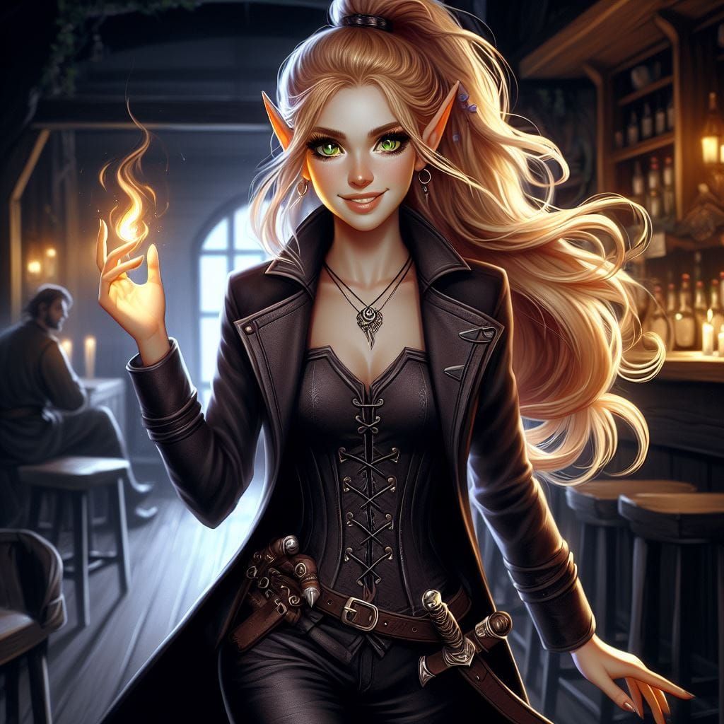 Elven Rogue Ai Generated Artwork Nightcafe Creator 0654