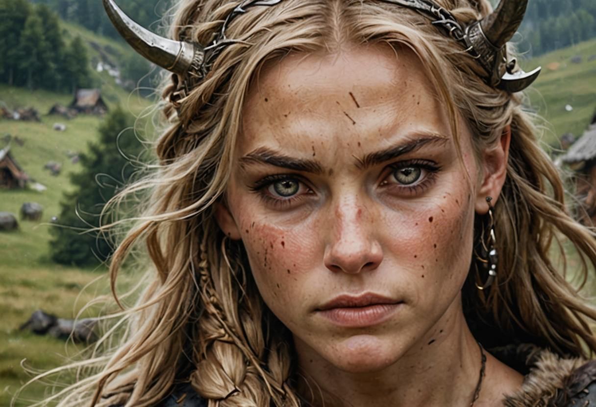 Valkyrie Viking Female Hunt Village Longing Anger Love