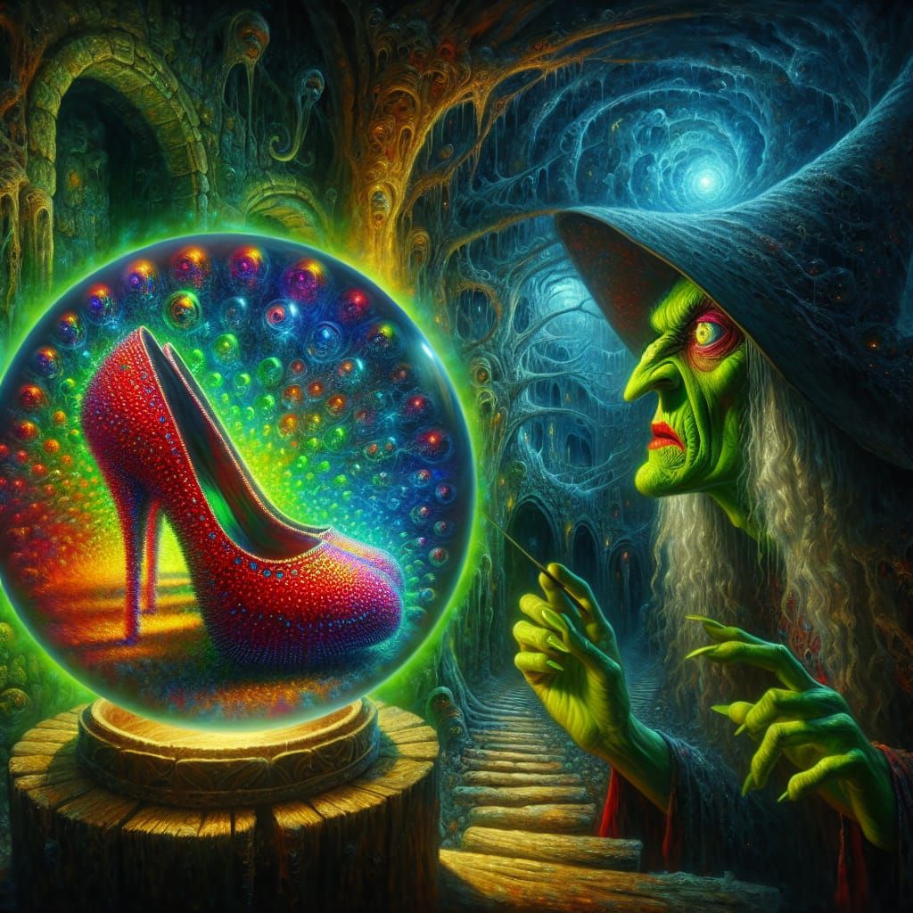 Desire for new shoes (wizard of oz)  by @Aibot 
