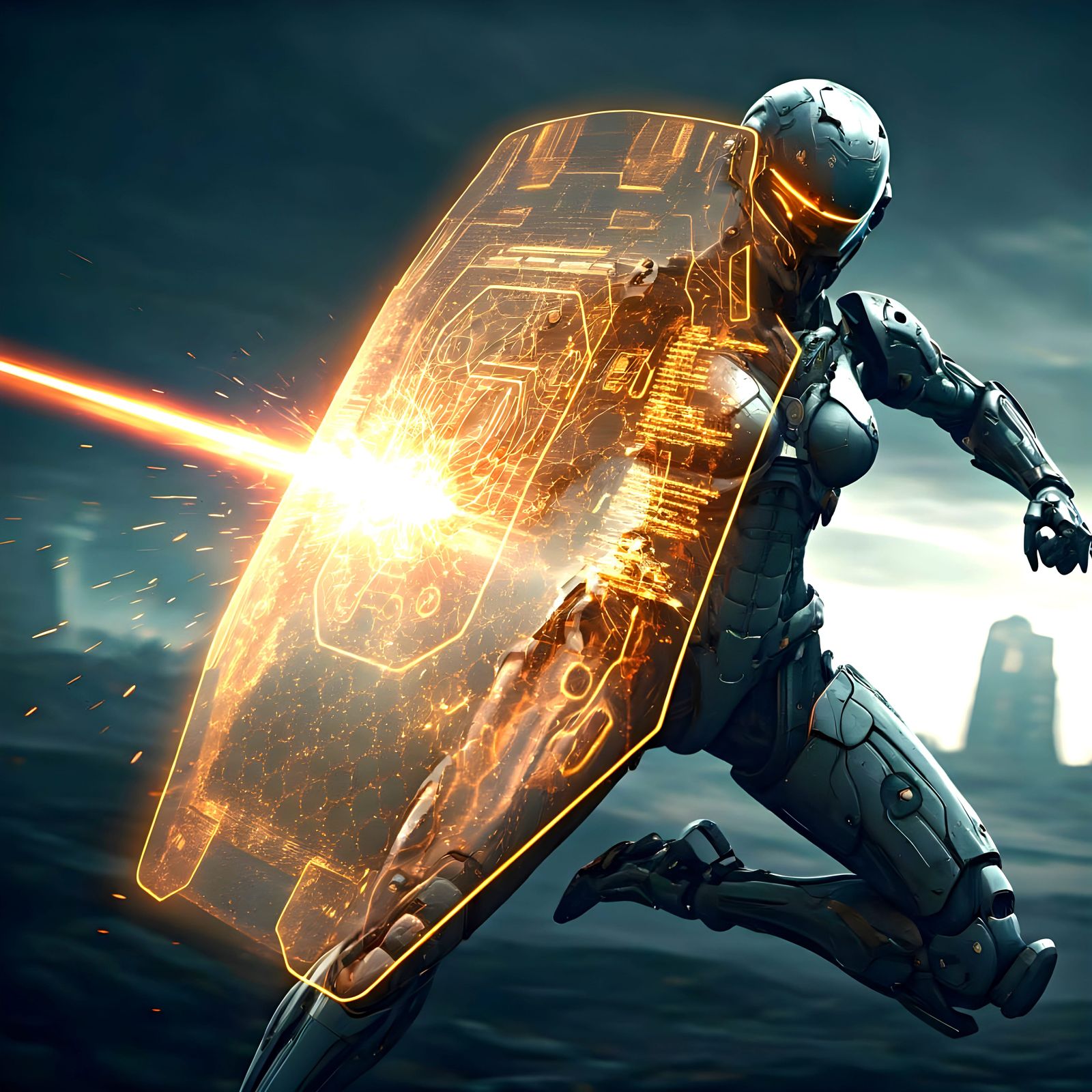 Holographic Energy Shield  by @TheArtizt