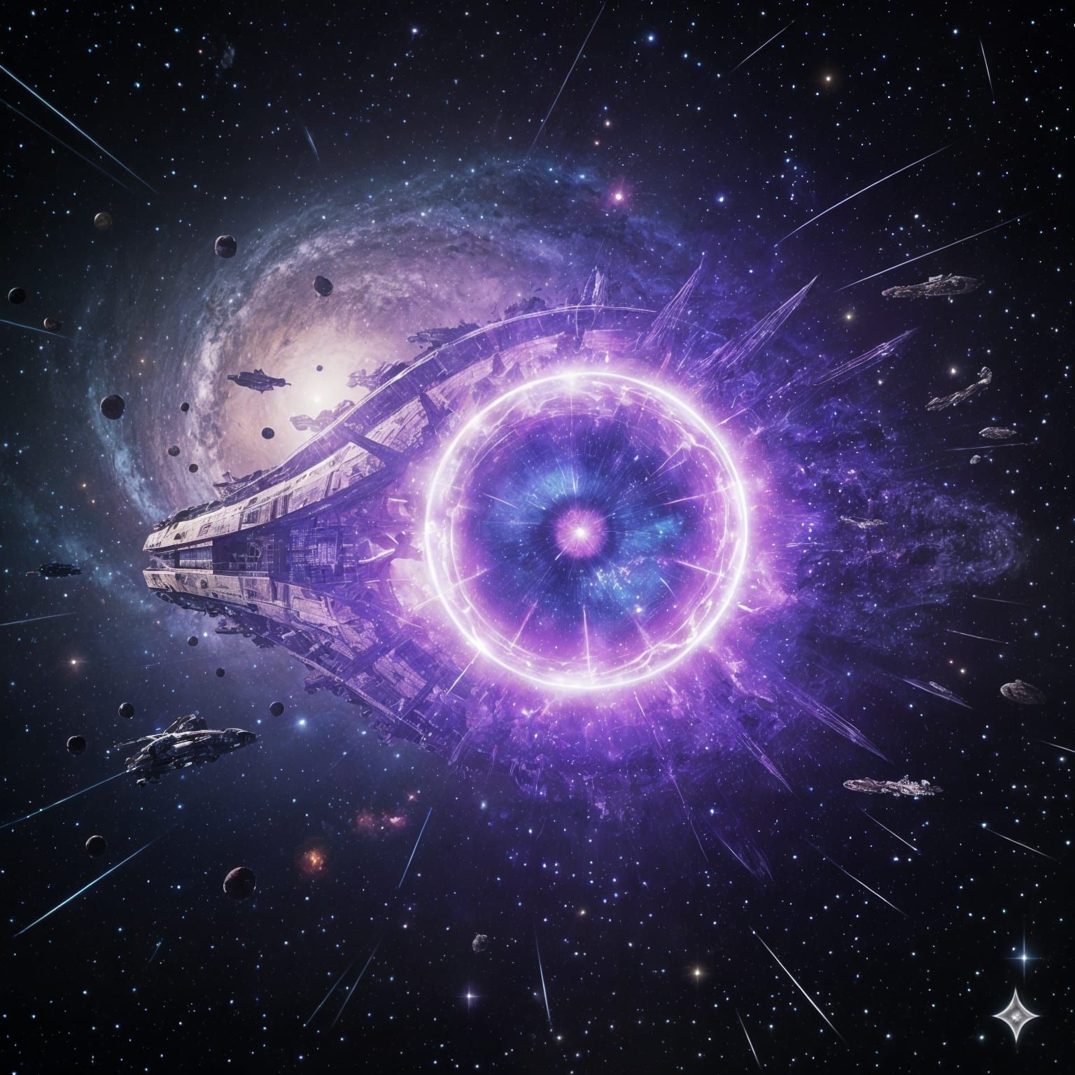 Intergalactic Citadel-class starship “E-Y-3”