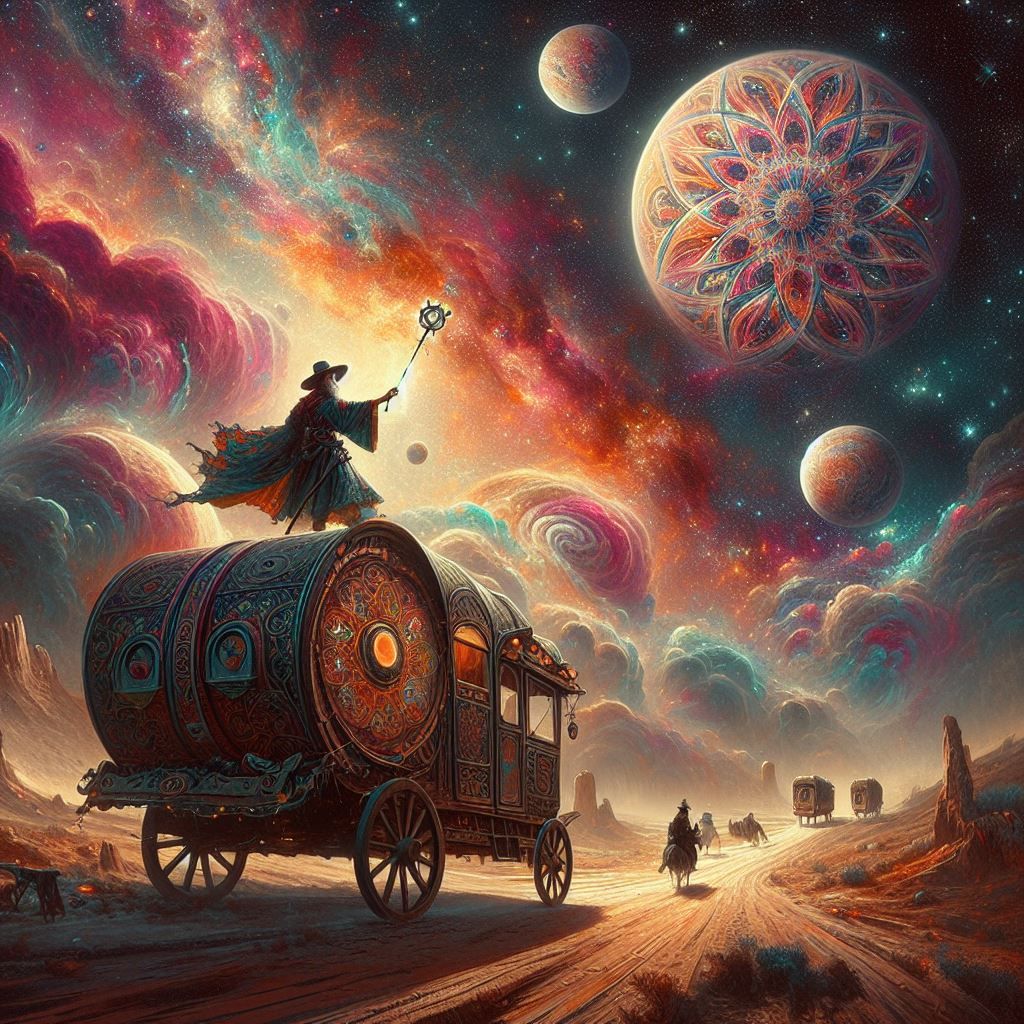 wanderers in cosmic caravan