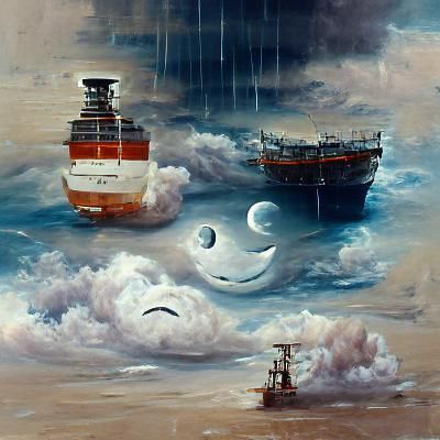moon ☾ clouds