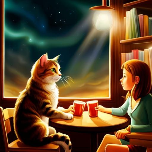 cafe at night  by @Vaclava