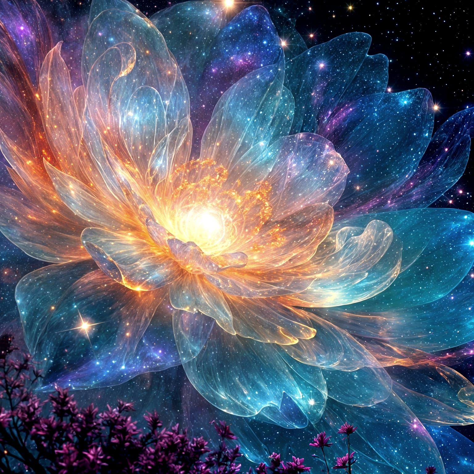 light flower  by @photon