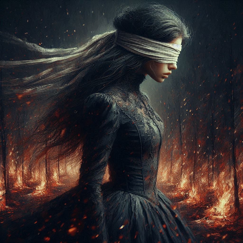 You blindly threw me away in to the fire🔥