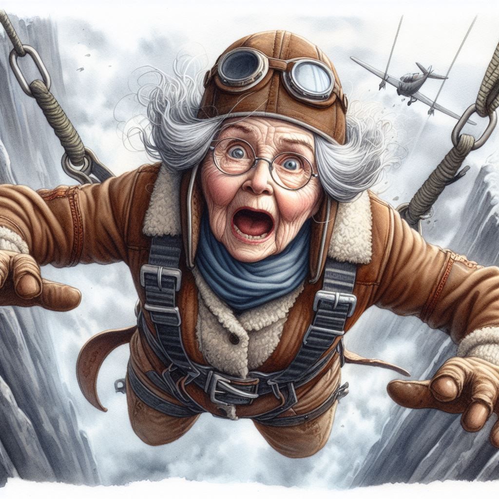 Never forget your dreams! Even grannies can fly!