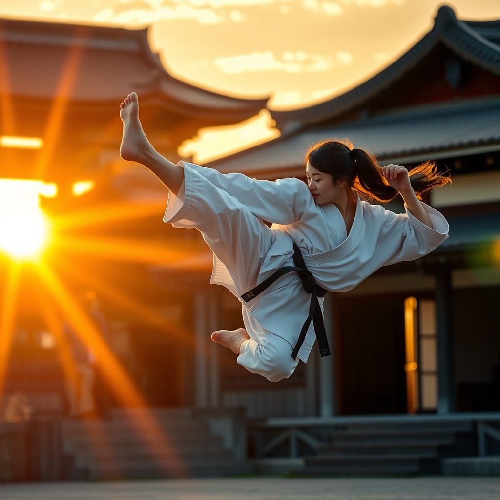 Flying kick  by @JMO